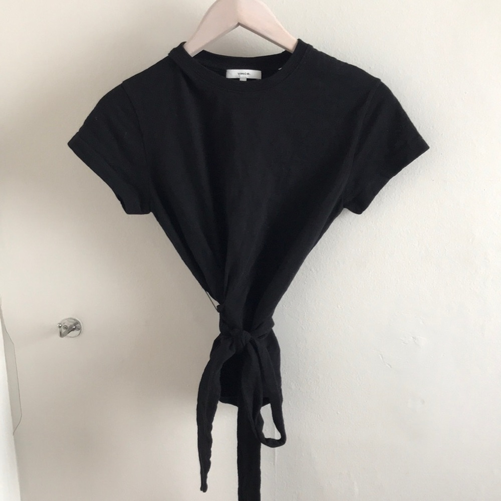Vince black tee shirt